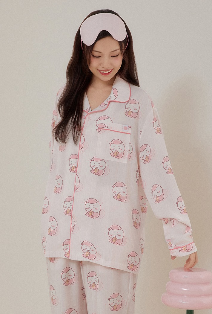 2025 新款！SPAO X CHIIKAWA 長袖睡衣 (3 Colours)