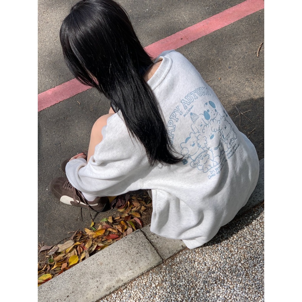 【imfine】前後加成可愛 動物印花大學踢 #9832