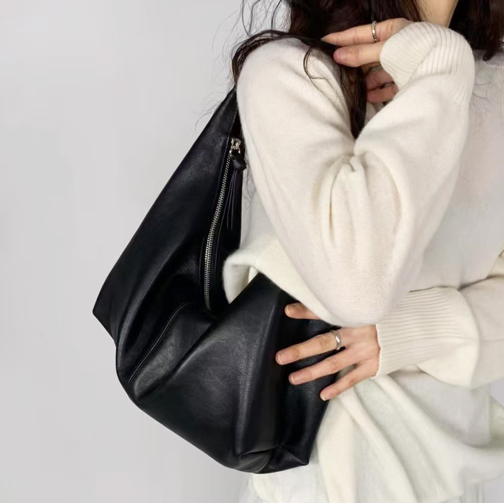 現貨韓國Bucks&Leather 百搭羊皮單肩托特包