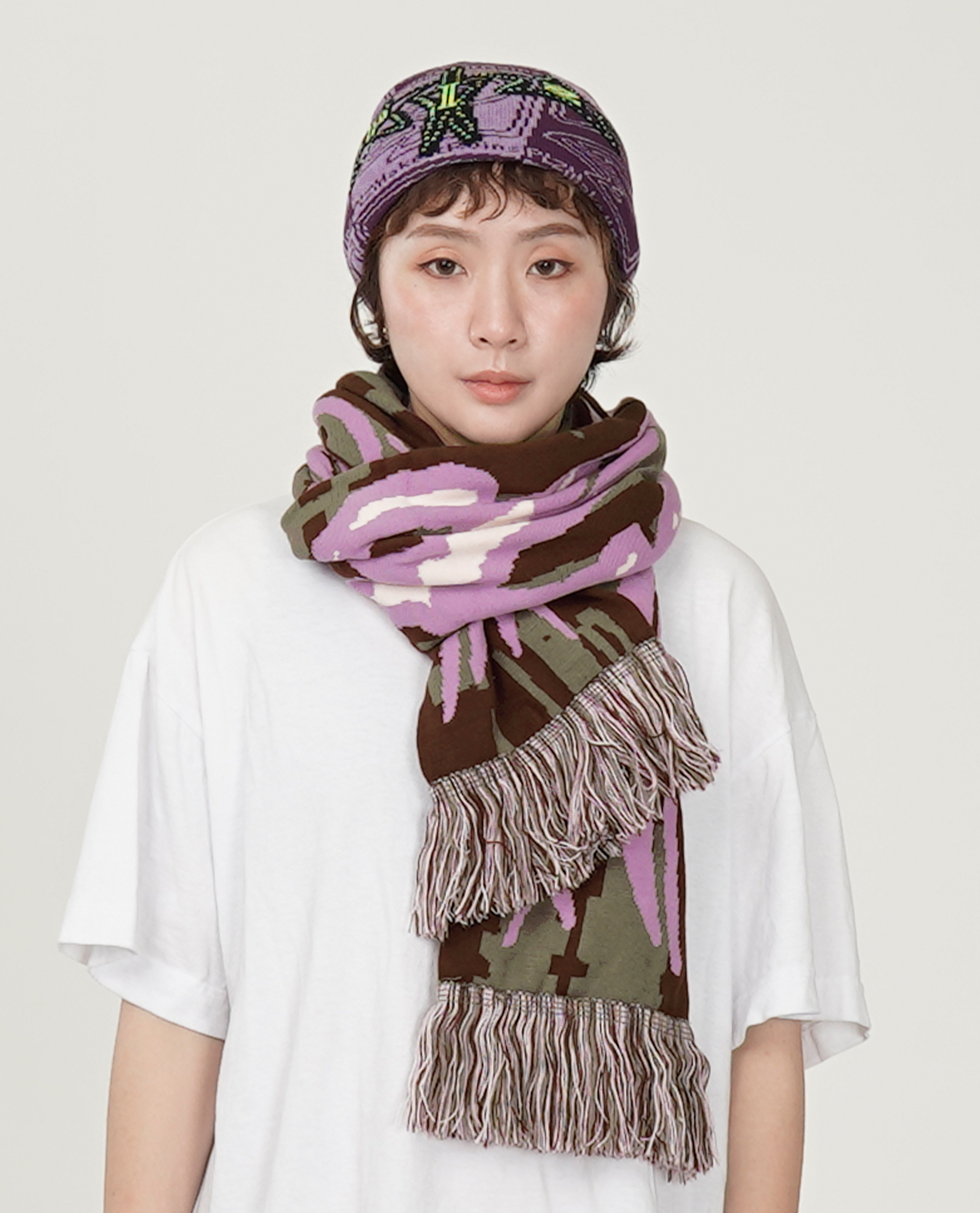 PLZ MAKE IT RUINS Look No Further Scarf - 25FW