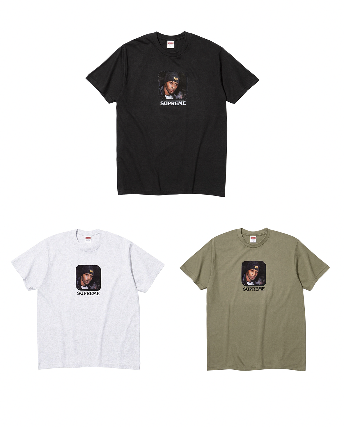 [Instock] Supreme FW25 Wu-Tang Clan RZA Tee | Black / Grey / Olive