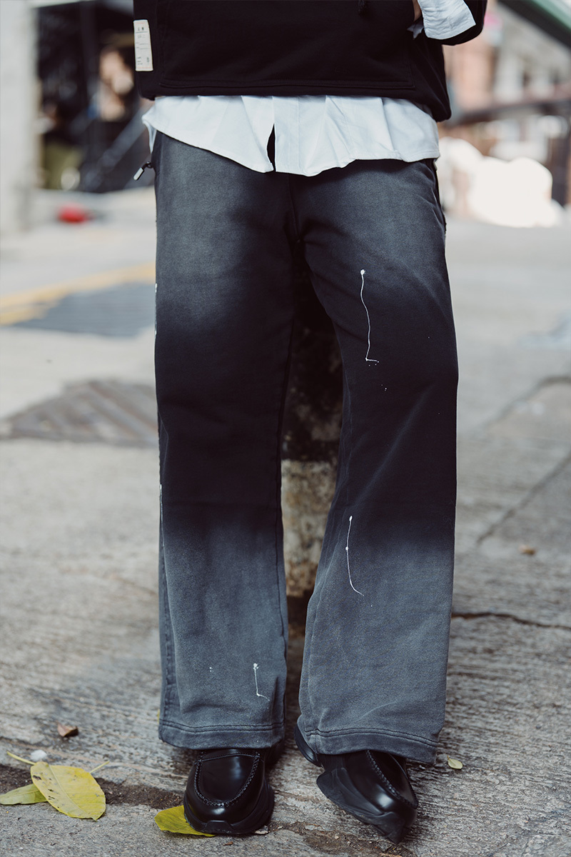 Washed Sweat Pants｜Black｜Hong Kong Original Design