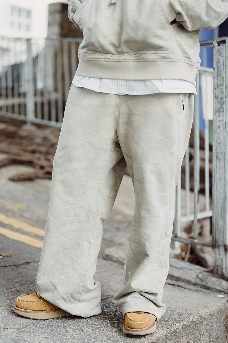 Washed Sweat Pants｜Dry leaves｜Hong Kong Original Design