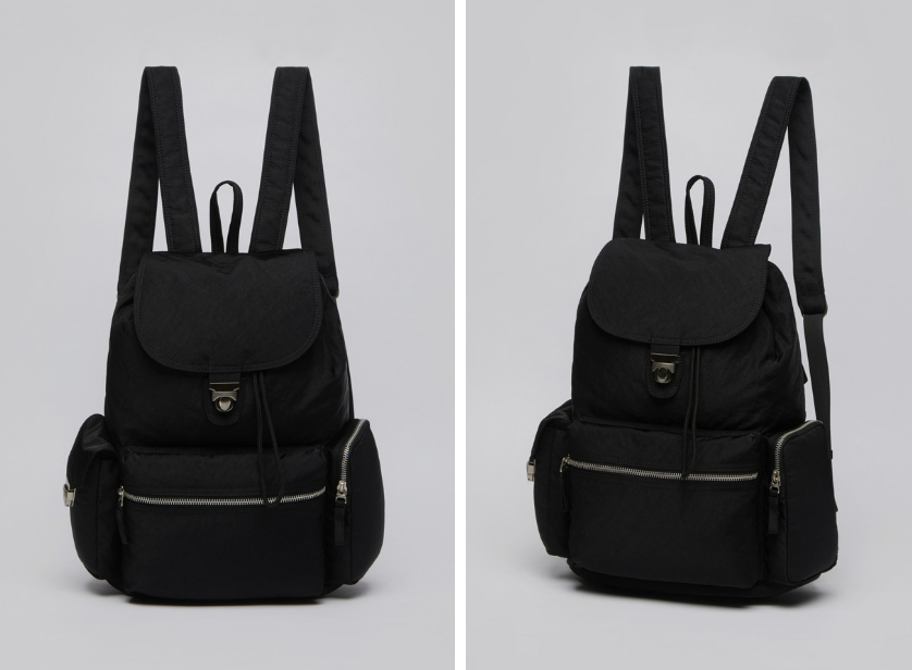韓國代購 Archivepke Lock backpack(Nylon black)