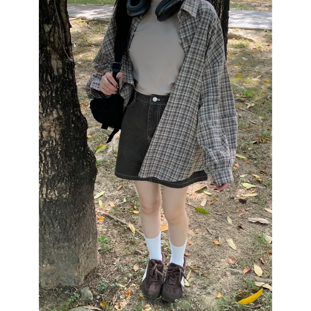 【imfine】不能錯過的一款格子款版襯衫 #2824