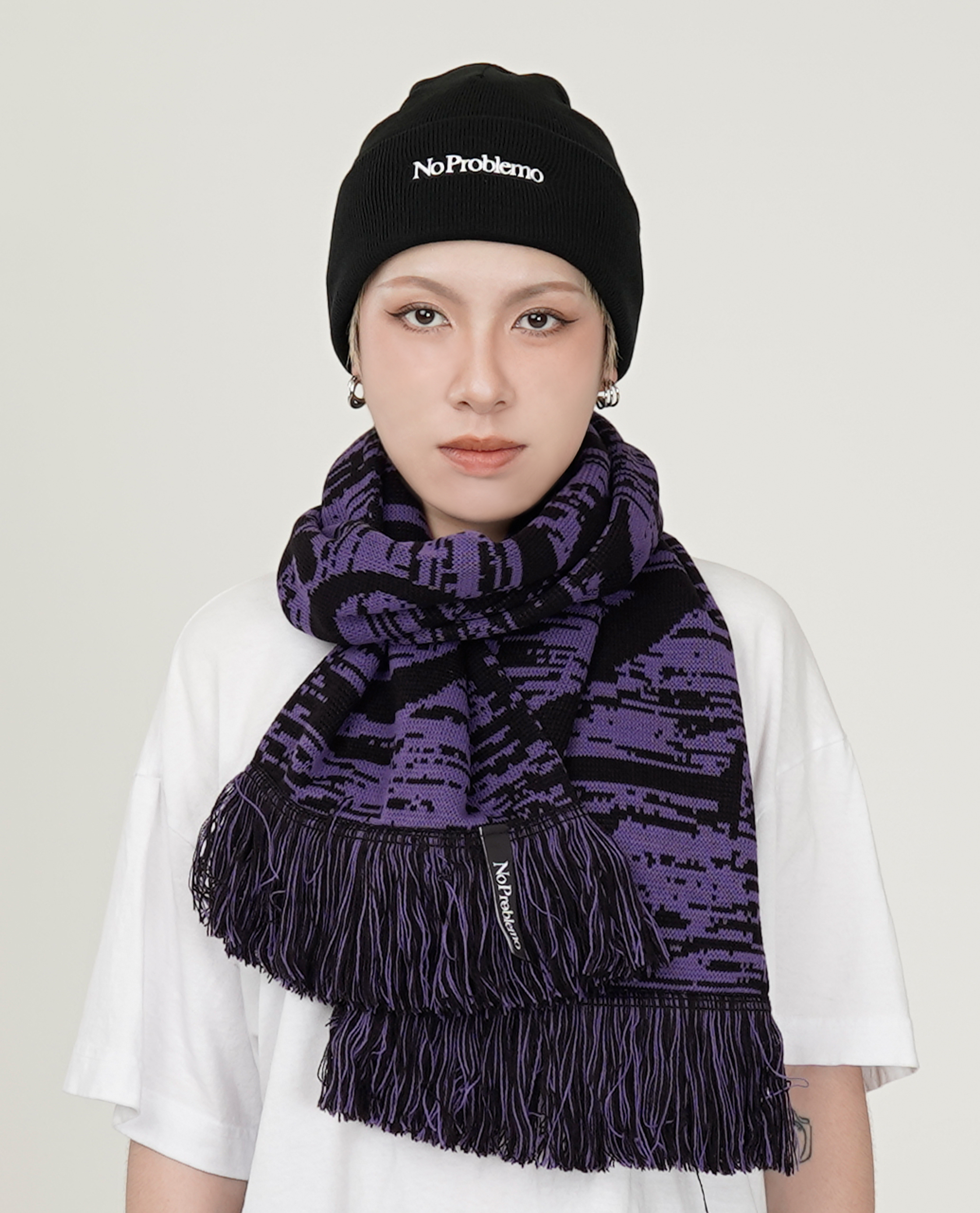 No Problemo No Problemo Glitch Scarf - 25FW