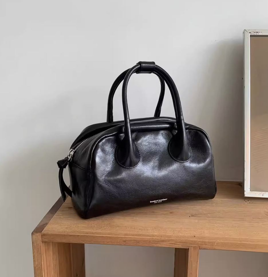 現貨韓國Bucks&Leather 羊皮保齡球包