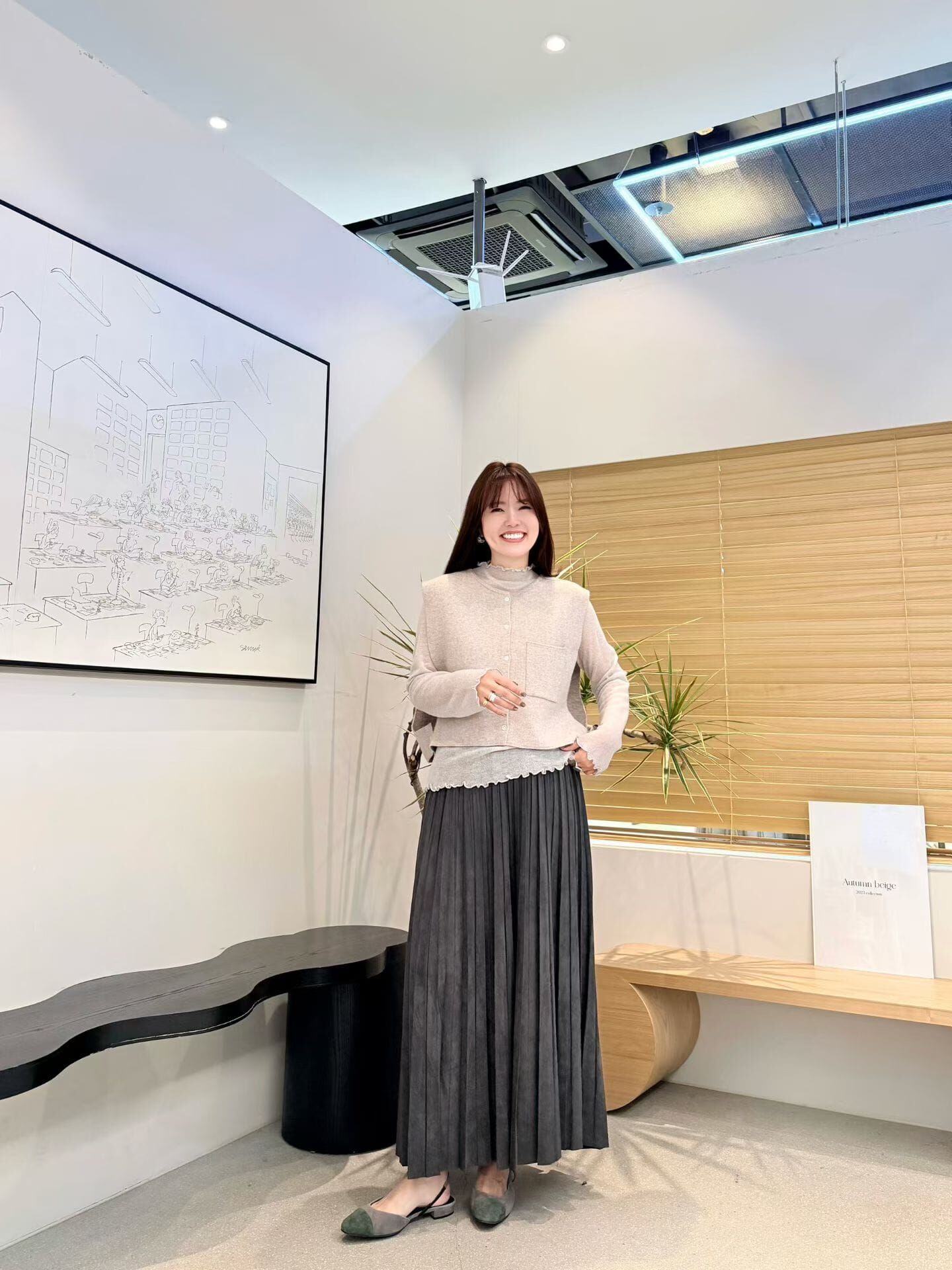 AB5224 馬海毛木耳邊柔軟上衣