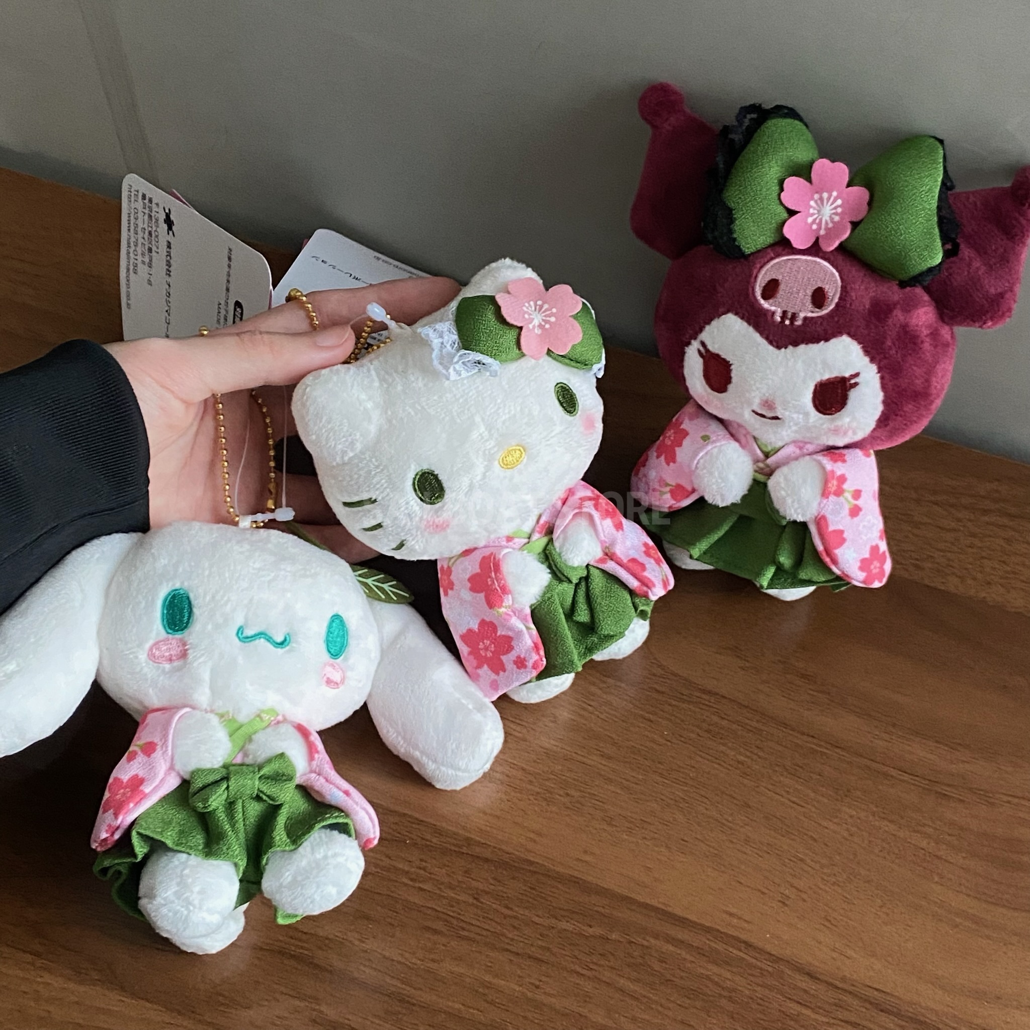 #預購 🇯🇵日本 三麗鷗 抹茶和服系列 吊飾娃娃