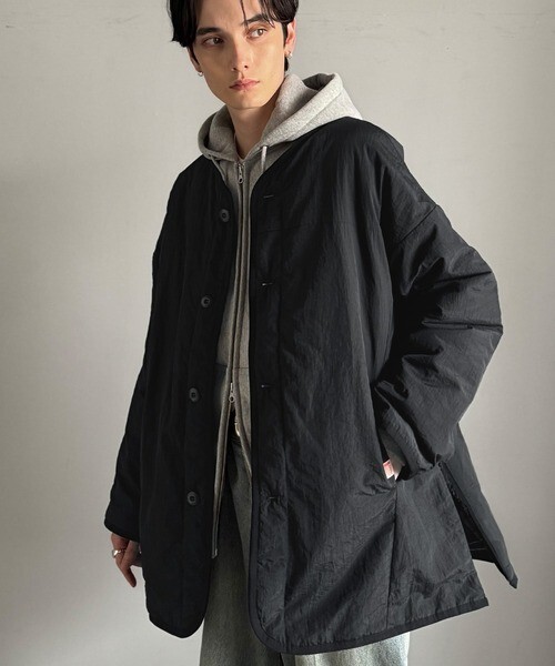 KTQ STORE ‧ JaVa 無領絎縫外套