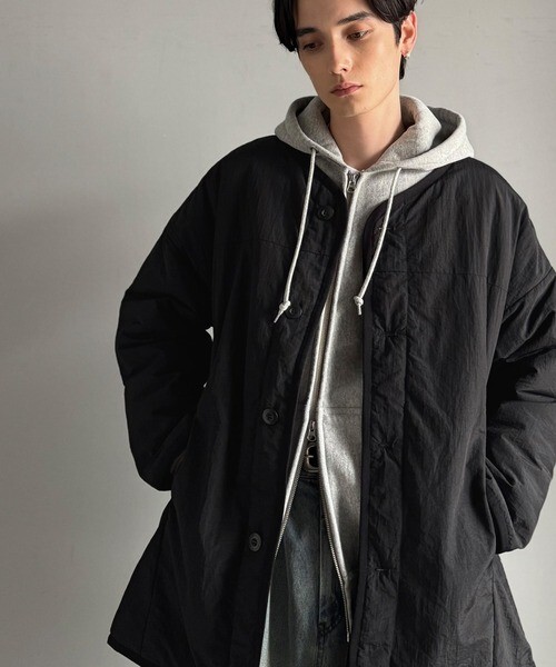 KTQ STORE ‧ JaVa 無領絎縫外套