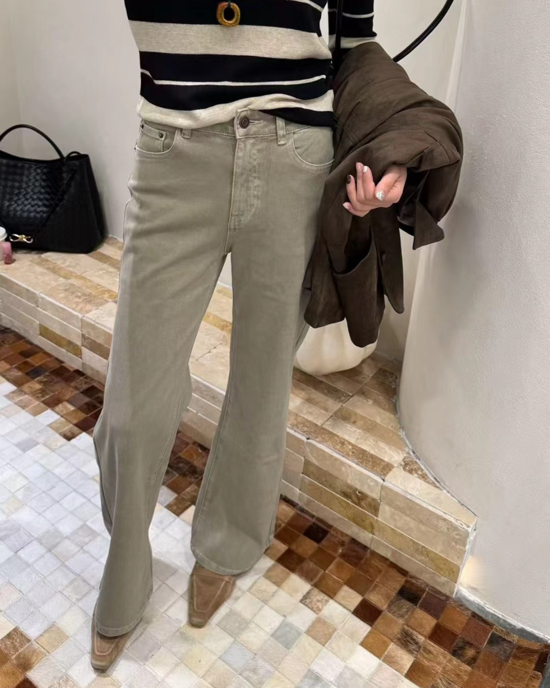 Nellie&Co.復古微喇叭牛仔褲