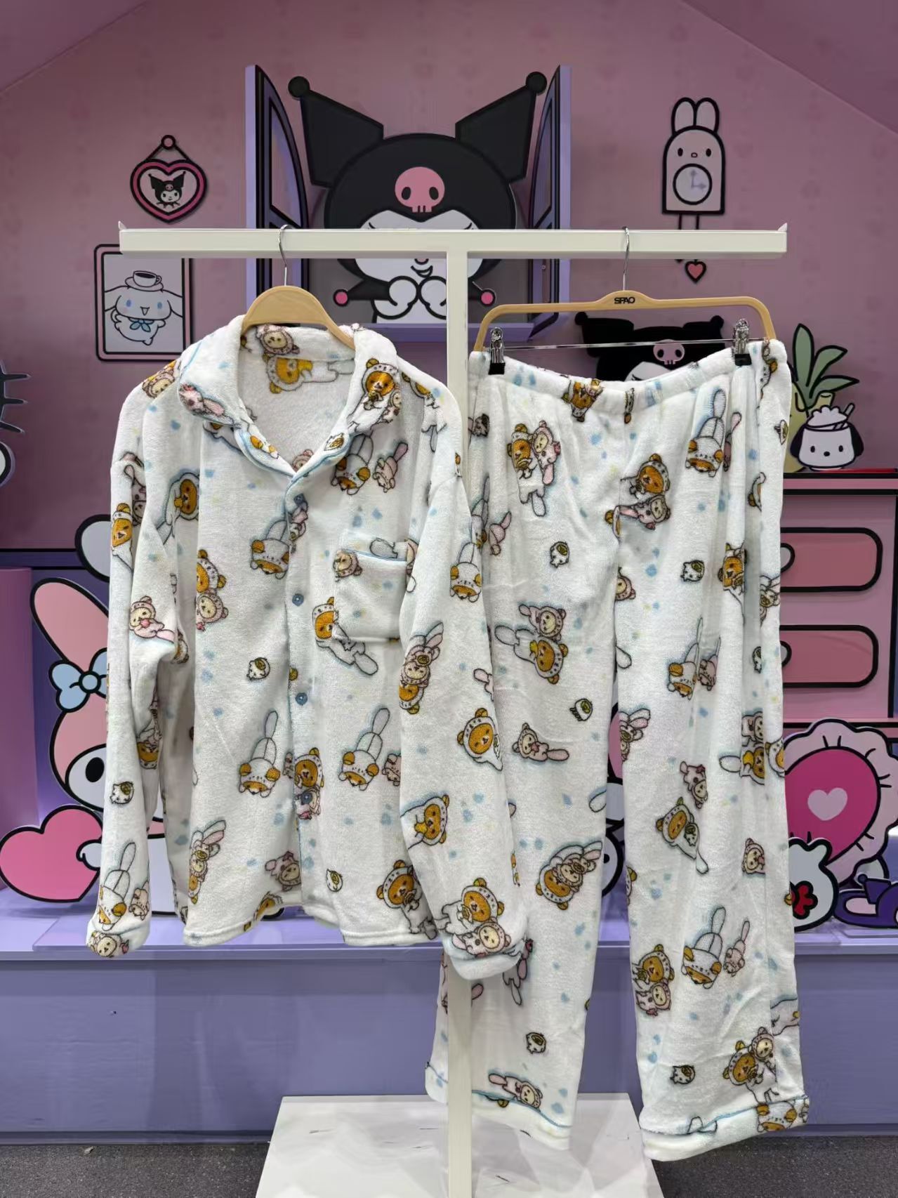 韓國代購 SPAO輕鬆熊冬款睡衣套裝