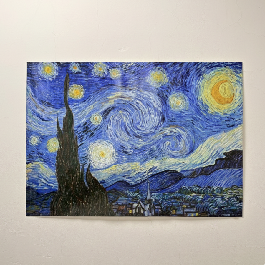 A1海報｜梵谷《星夜》