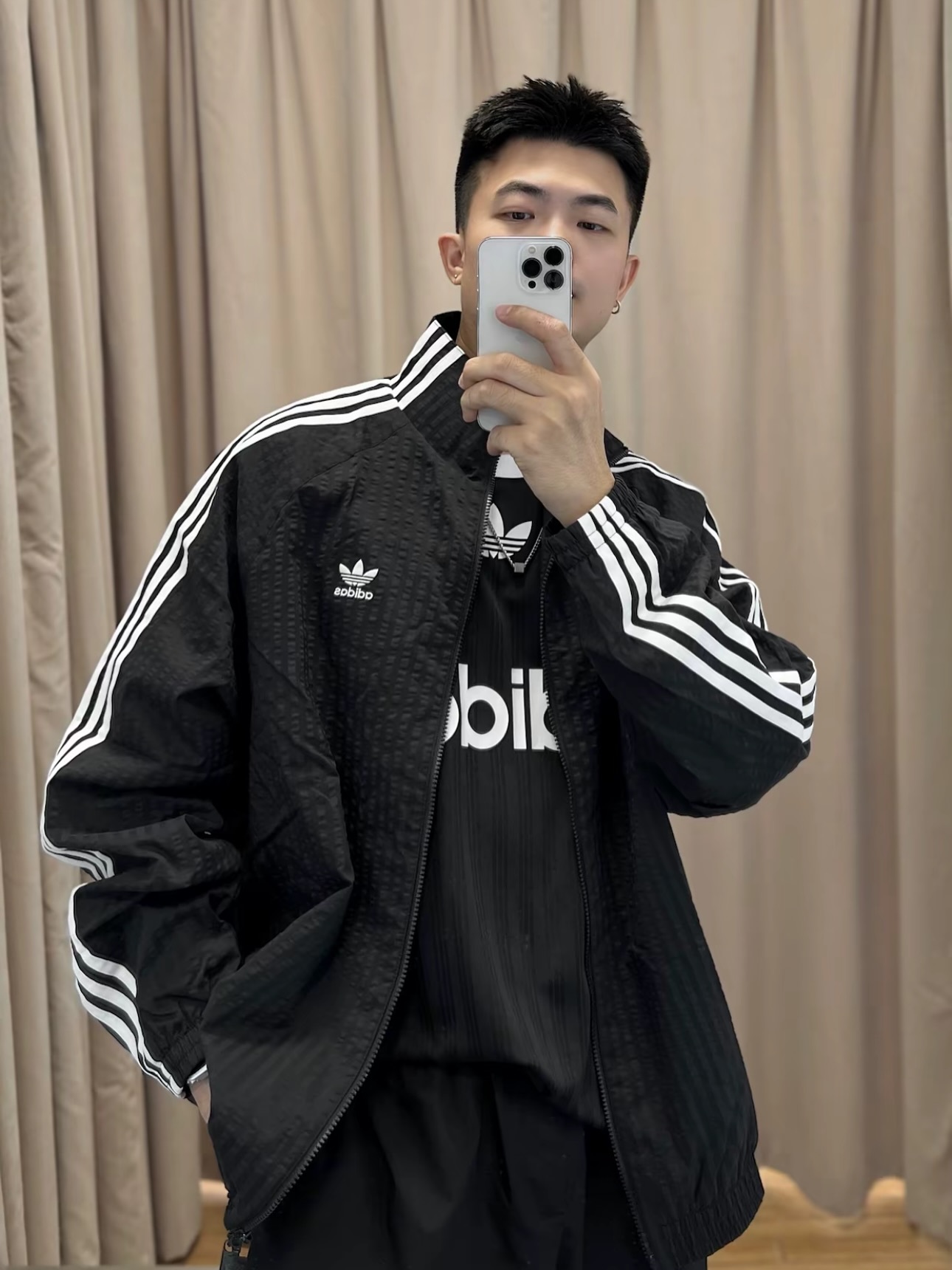 ADIDAS ORIGINALS Oversize Track Jacket 外套 兩色
