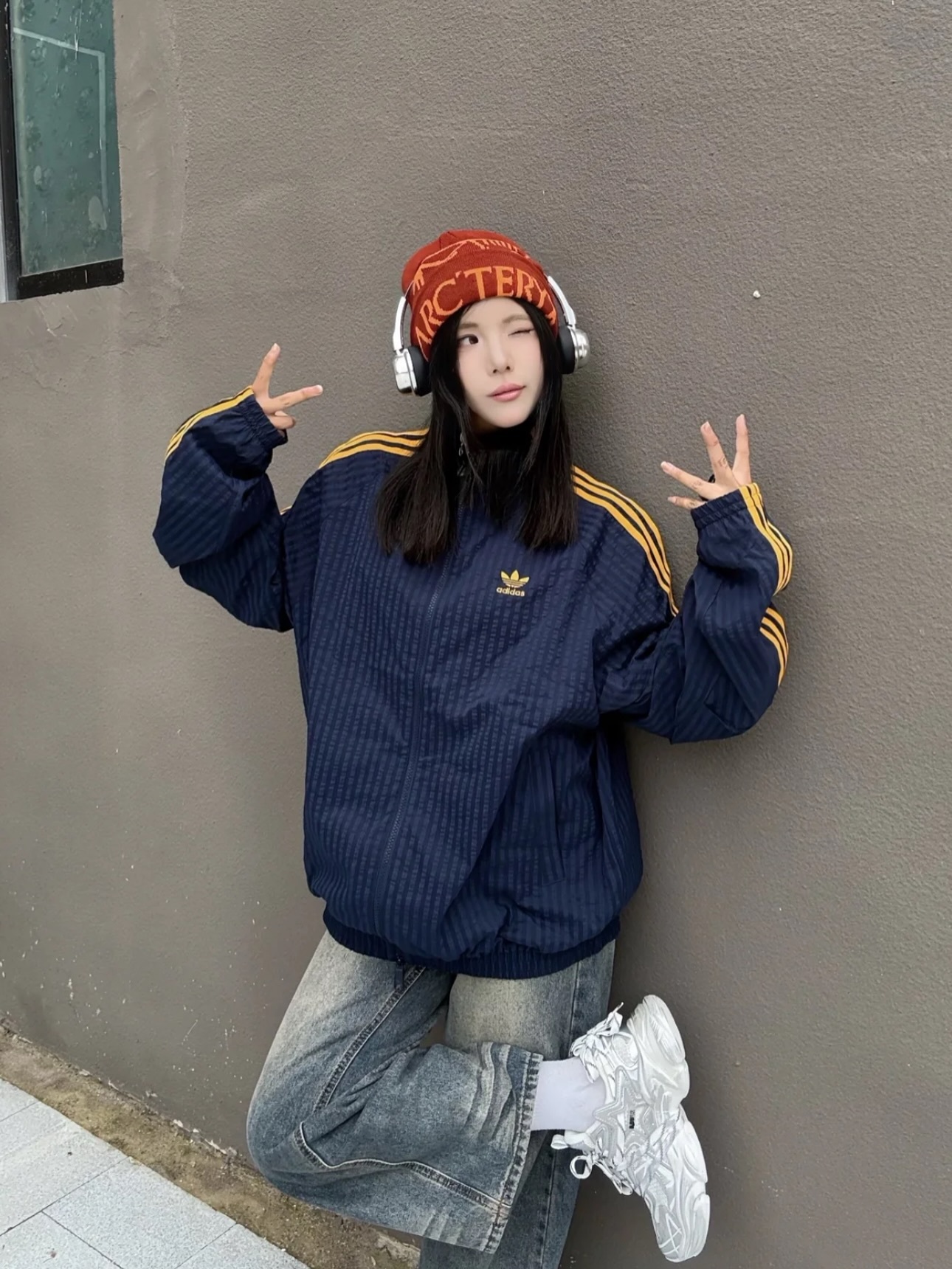 ADIDAS ORIGINALS Oversize Track Jacket 外套 兩色