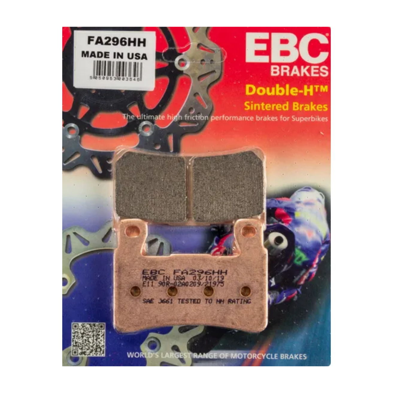 EBC FA296HH Sintered Brake Pads