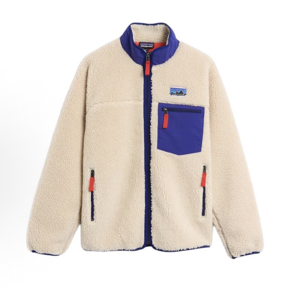 -(B012)-PATAGONIA 巴塔哥尼亞 RETRO-X CLASSIC 拼色 羔羊絨 外套 GD 同款-23057