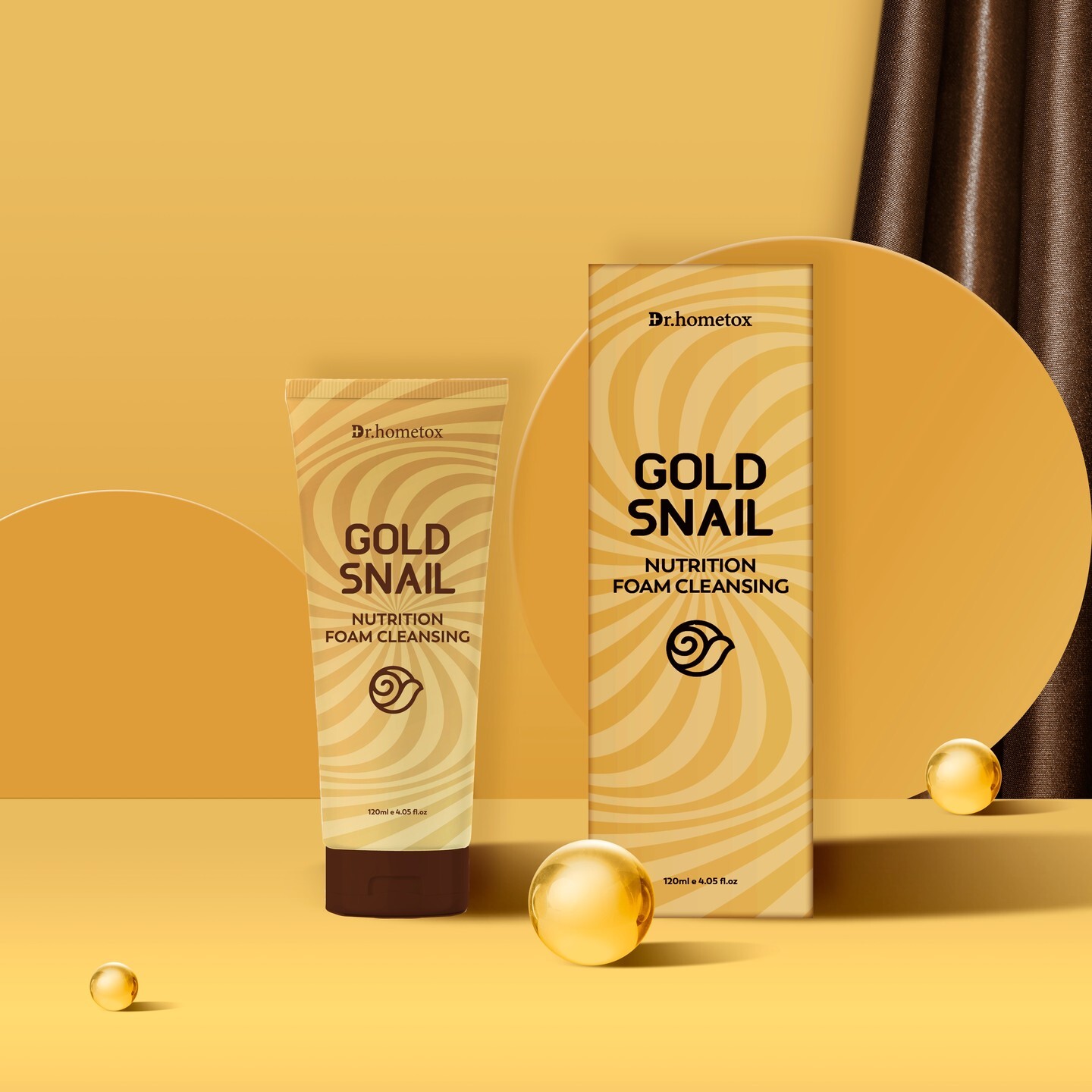 【直播】Dr.Hometox LL110928 黃金蝸牛洗面奶 120ml (3支裝)