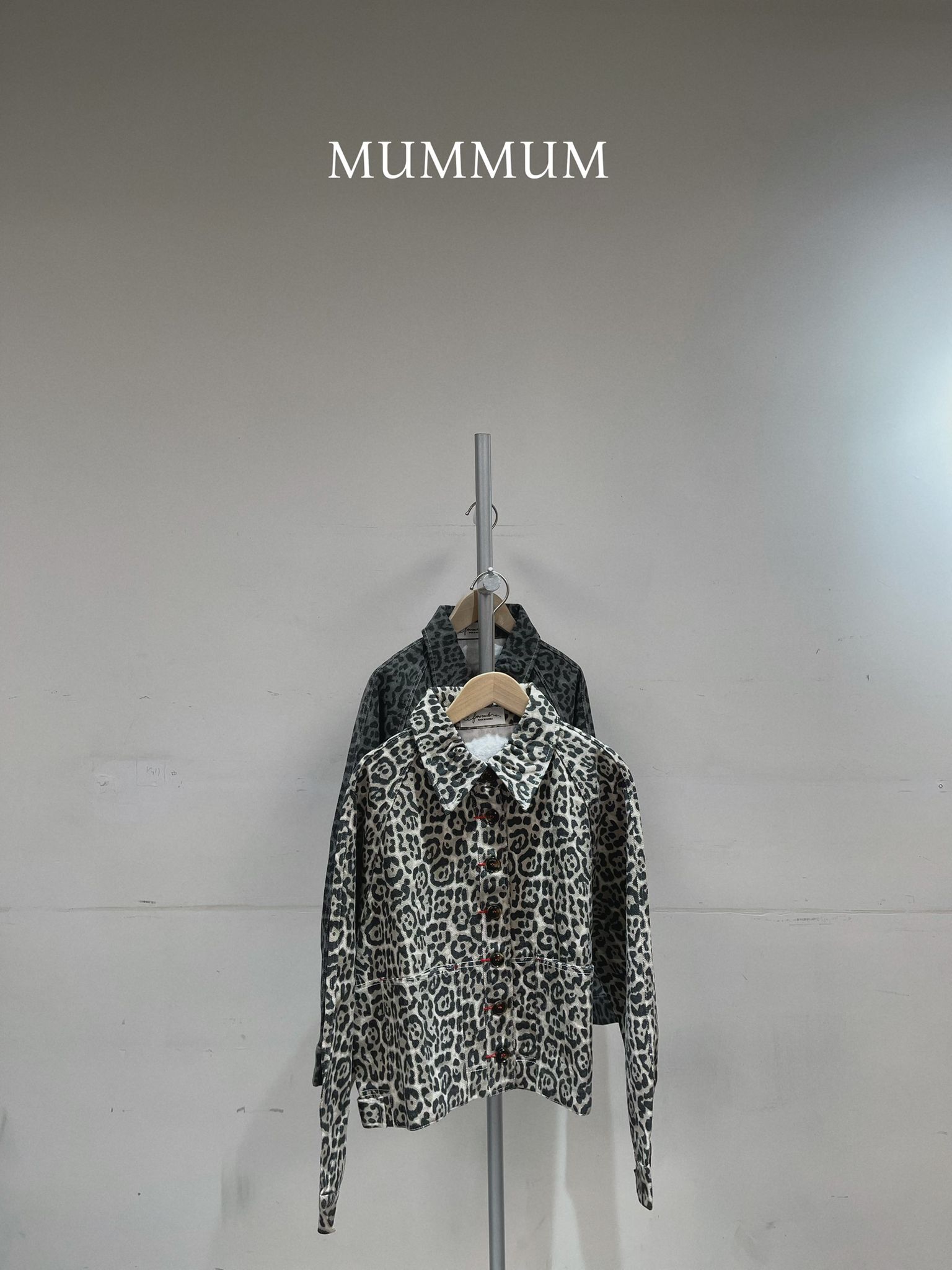 0212850a/豹紋鈕扣高質外套 42/42/21