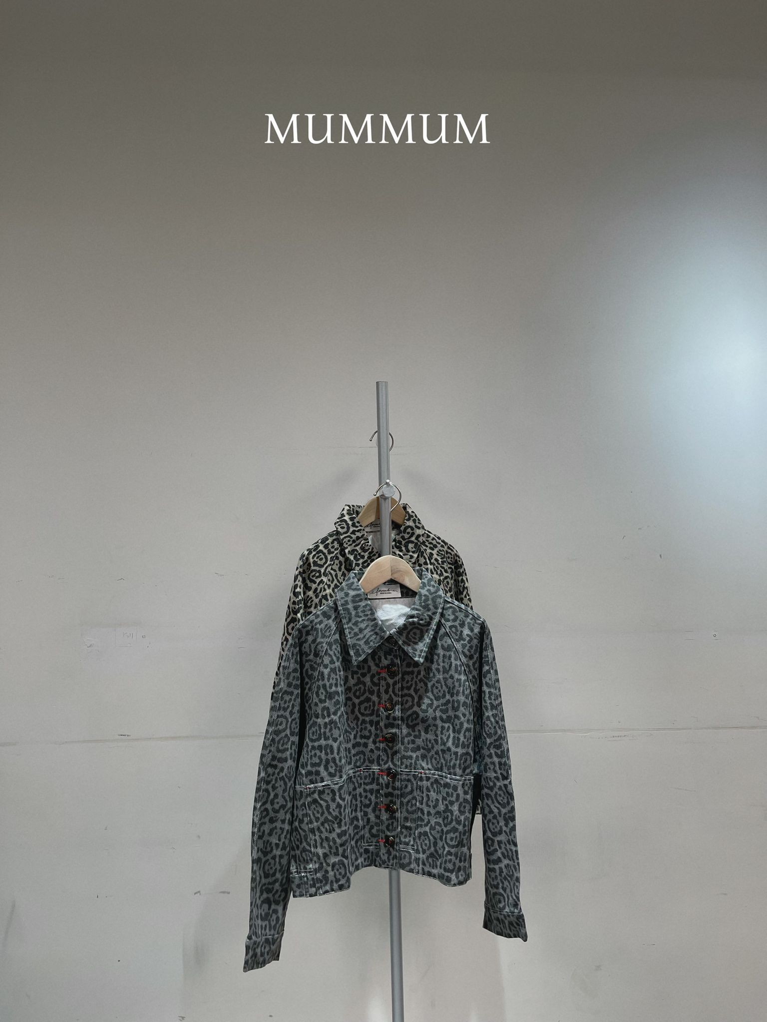 0212850a/豹紋鈕扣高質外套 42/42/21