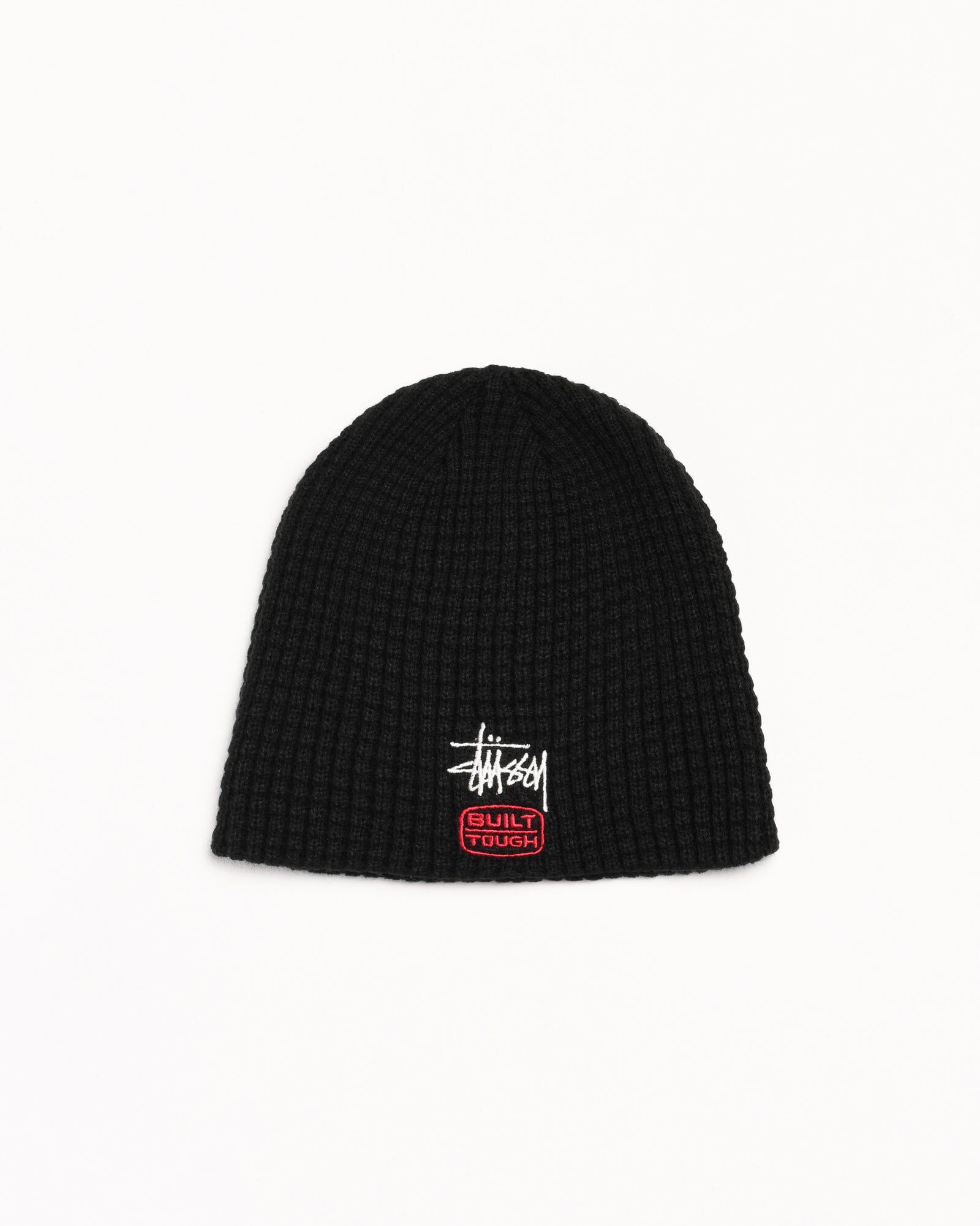 2025AW STUSSY WAFFLE SKULLCAP BUILT TOUGH 刺繡 字體 LOGO 帽子 毛帽 現貨 1321238