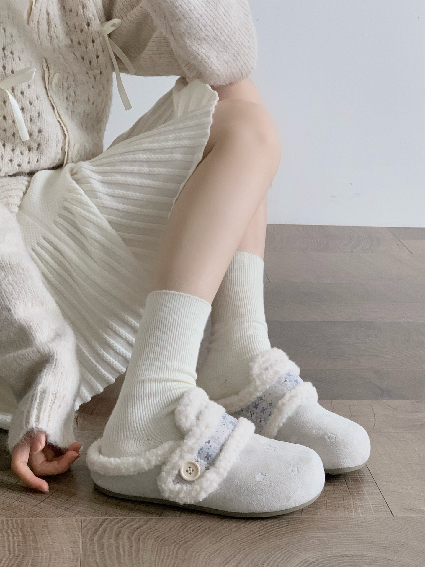 代購-可愛的你 秋冬 毛絨絨 勃肯 3色