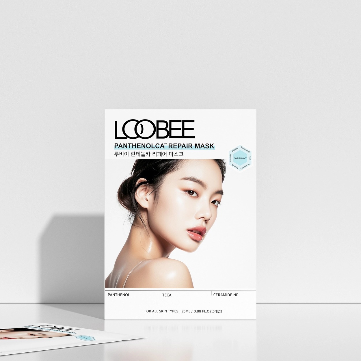 韓國 LOOBEE Panthenolca 修復面膜 (25ml x5片)