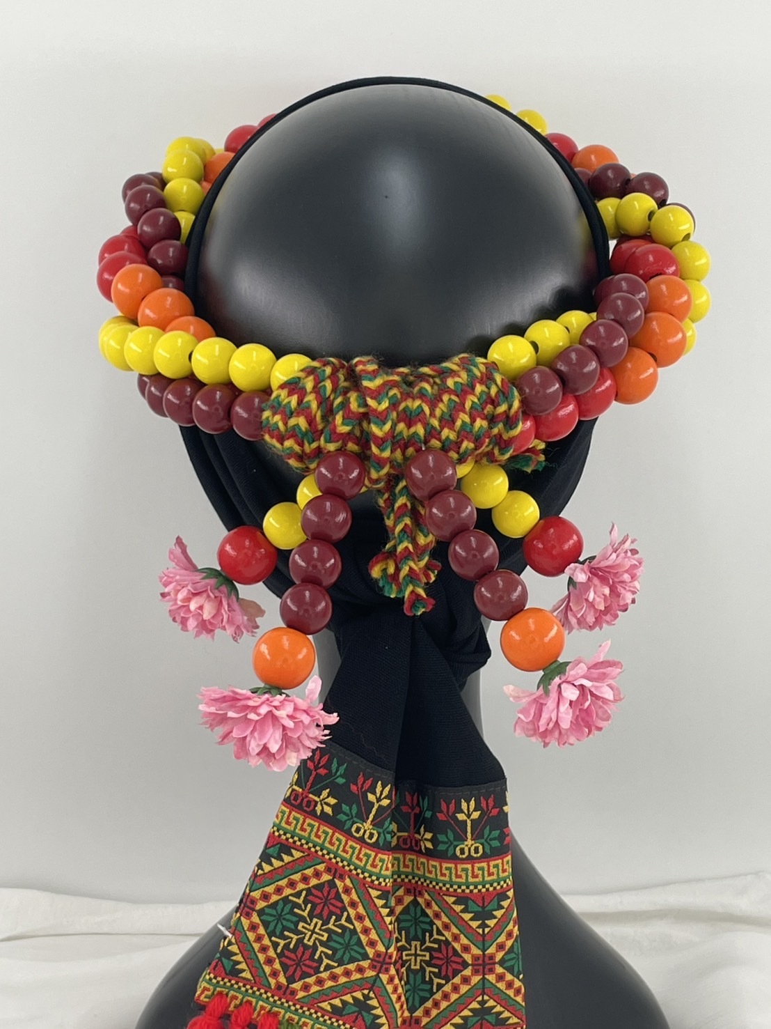 No.33木珠花環53cm