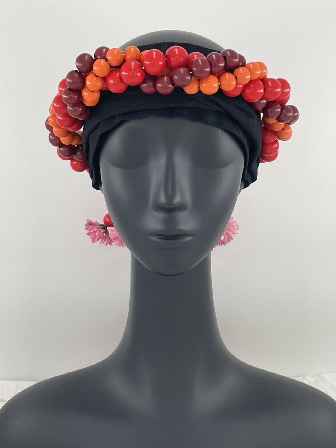 No.38木珠花環55cm