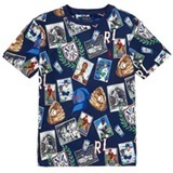 [S] POLO RALPH LAUREN MULTI BIG KID BOYS 8-20 BASEBALL PRINTED COTTON JERSEY, 323966298001-MULTI (SUZZ110)