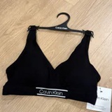 [S] CALVIN KLEIN BLACK WOMEN'S COMFORT BRALLETE, QP2209O-001 (SUZZ104)