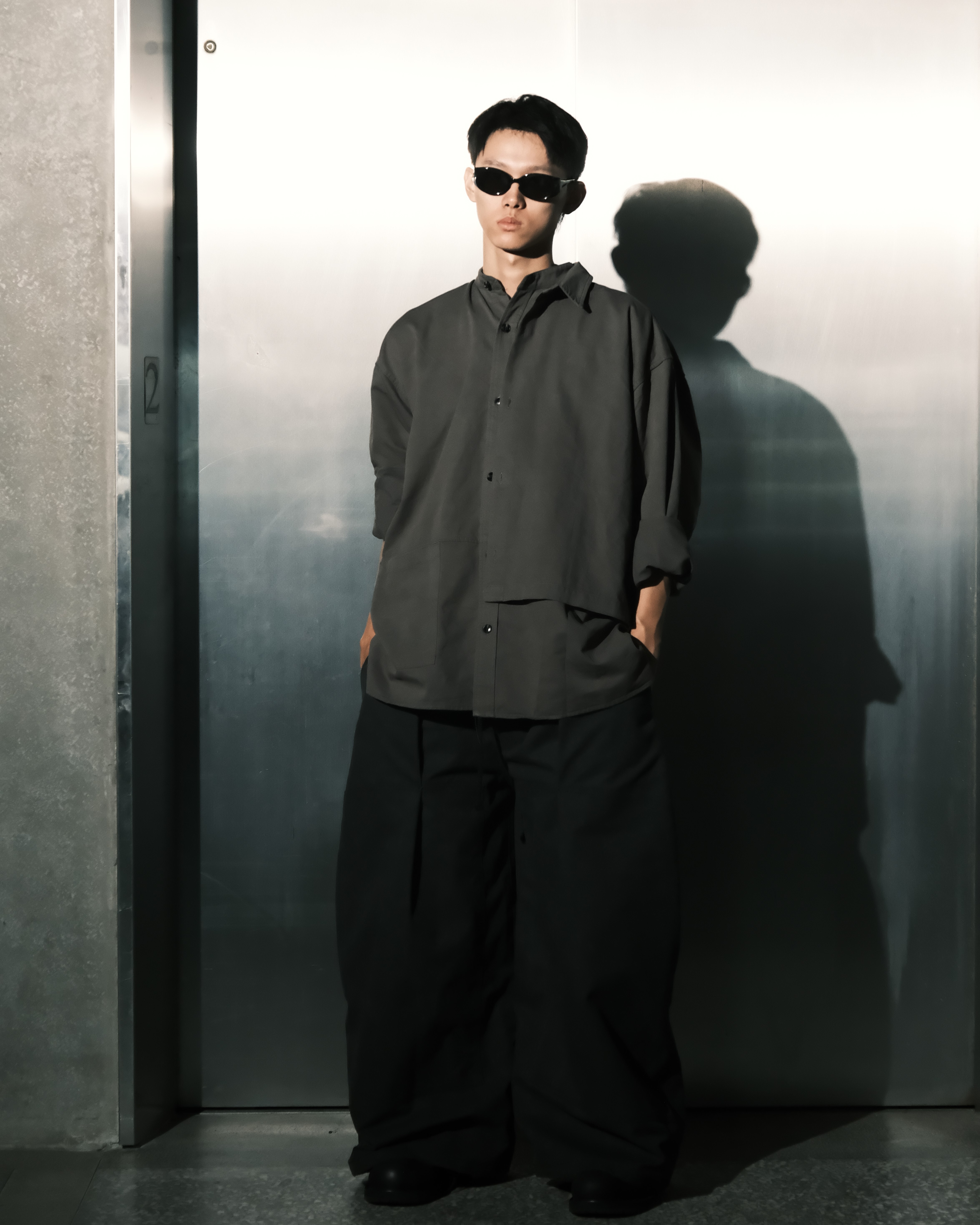 2025AW P-23 626 SHIRT 水洗 寬版 長袖 襯衫 現貨 P626T205