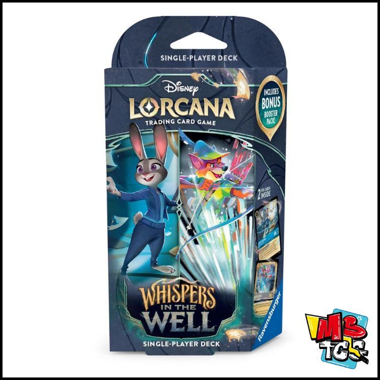 Disney Lorcana - Set 10 - Whispers in the Well - Starter Deck - JUDY HOPPS & ROBIN HOOD