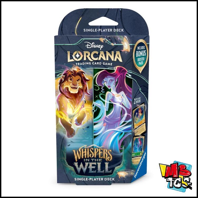 Disney Lorcana - Set 10 - Whispers in the Well - Starter Deck - SIMBA & MEGARA