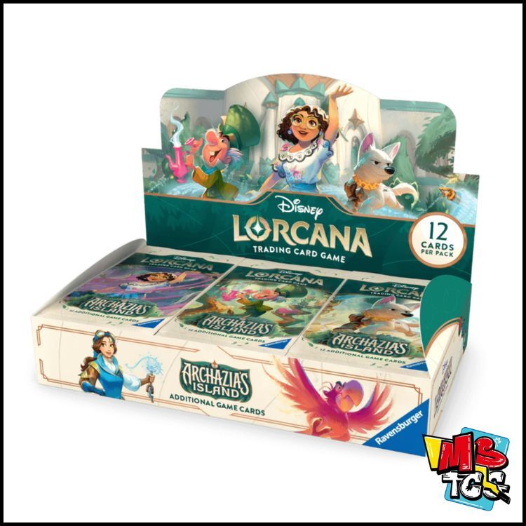 [English Ver] Disney Lorcana Card Game Booster Pack - Archazia's Island (Original Box of 24)
