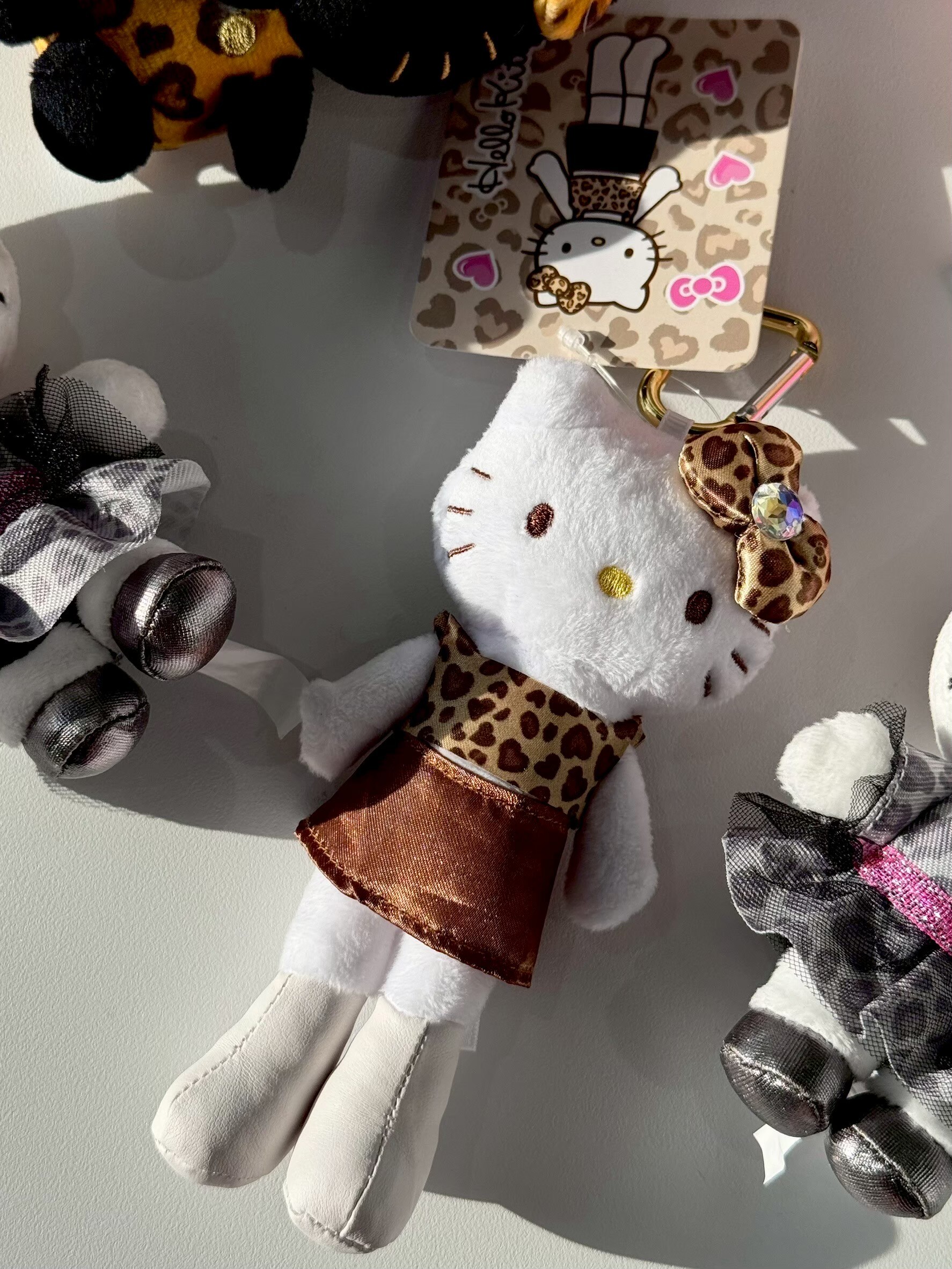 Limited Edition Leopard Print Hello Kitty Long-Legged Hello Kitty Charm Doll