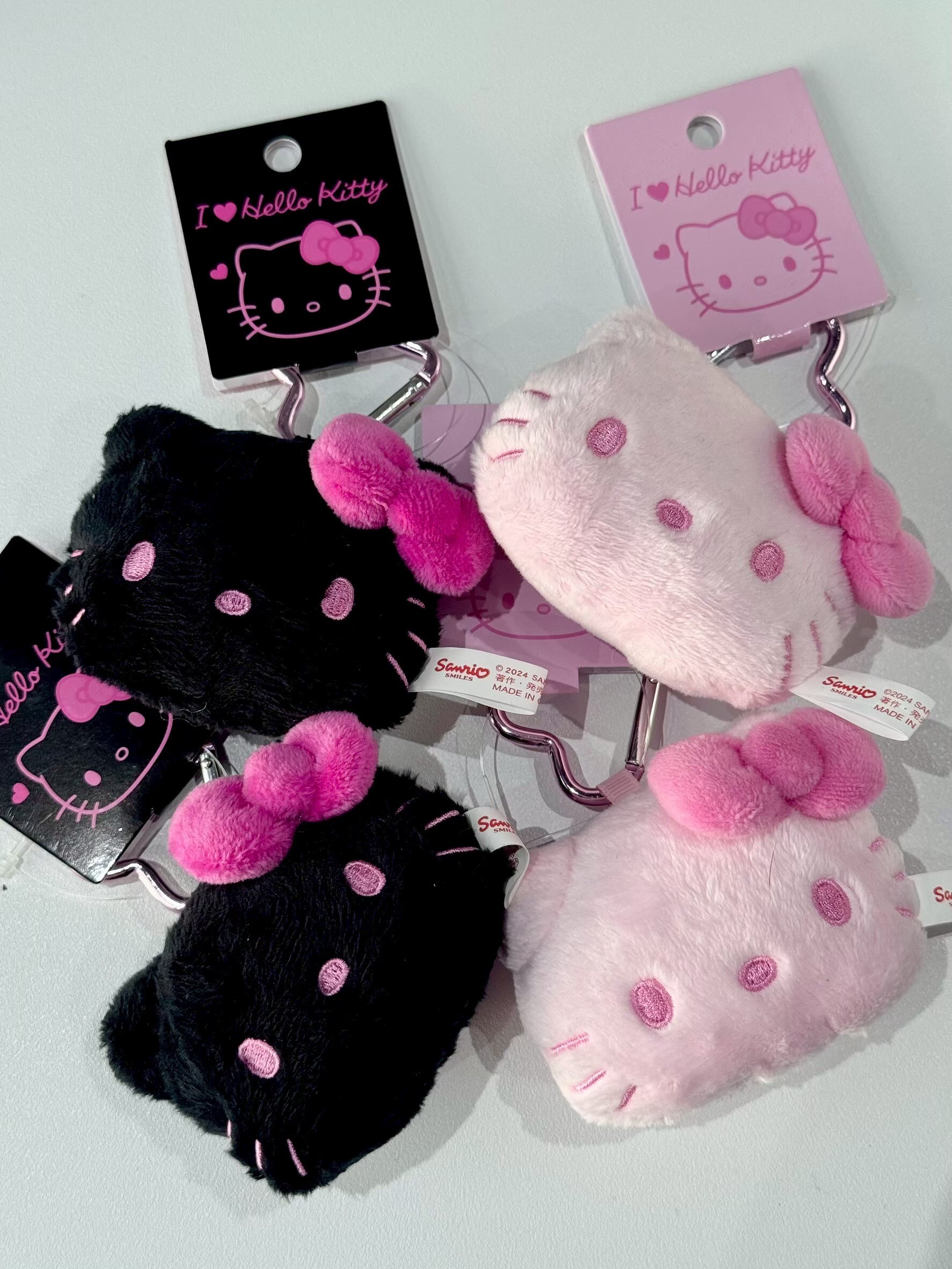 Hello Kitty Black/Pink Hello Kitty Charm Doll