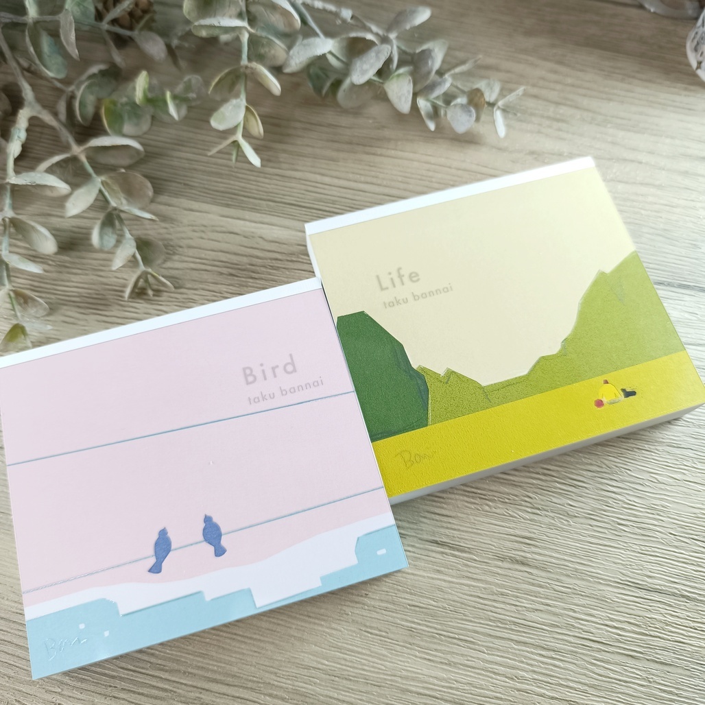 日本表現社 x 坂内拓 便條紙本 共2款