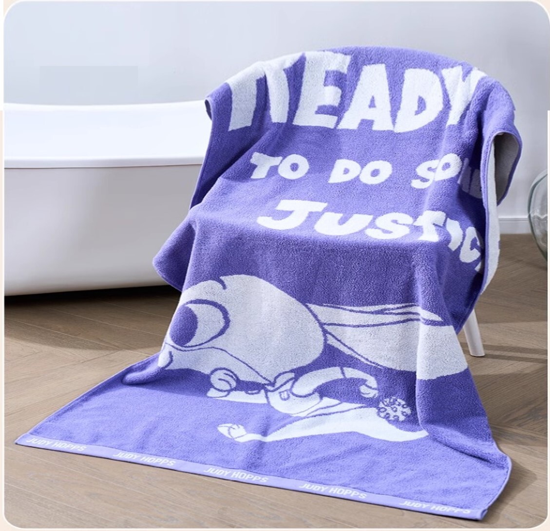 迪士尼優獸大都會 純棉大浴巾|朱迪