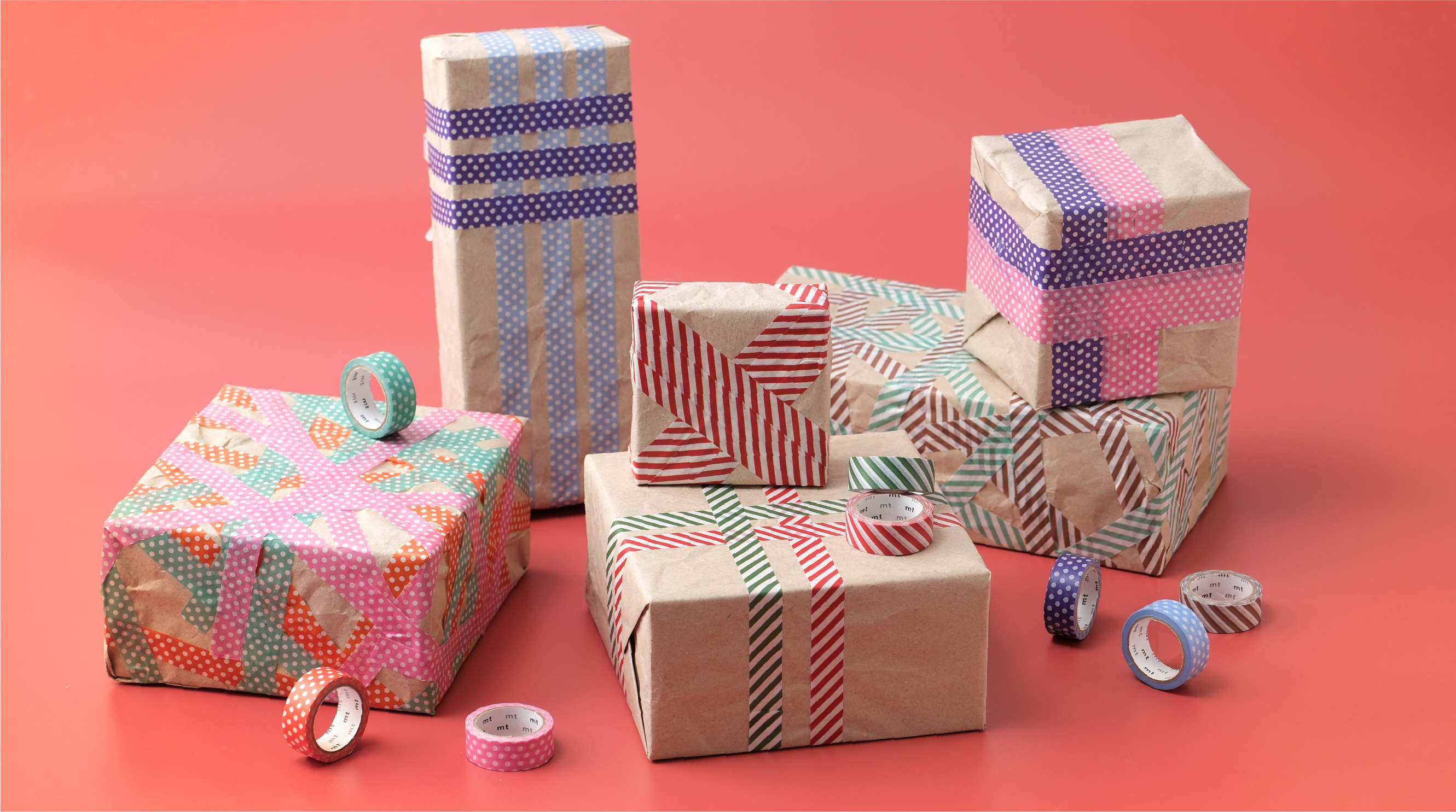 日本mt．DECO系列 和紙膠帶 點點與斜線 共十款