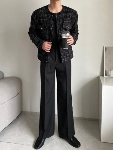 雷克粗花呢夾克