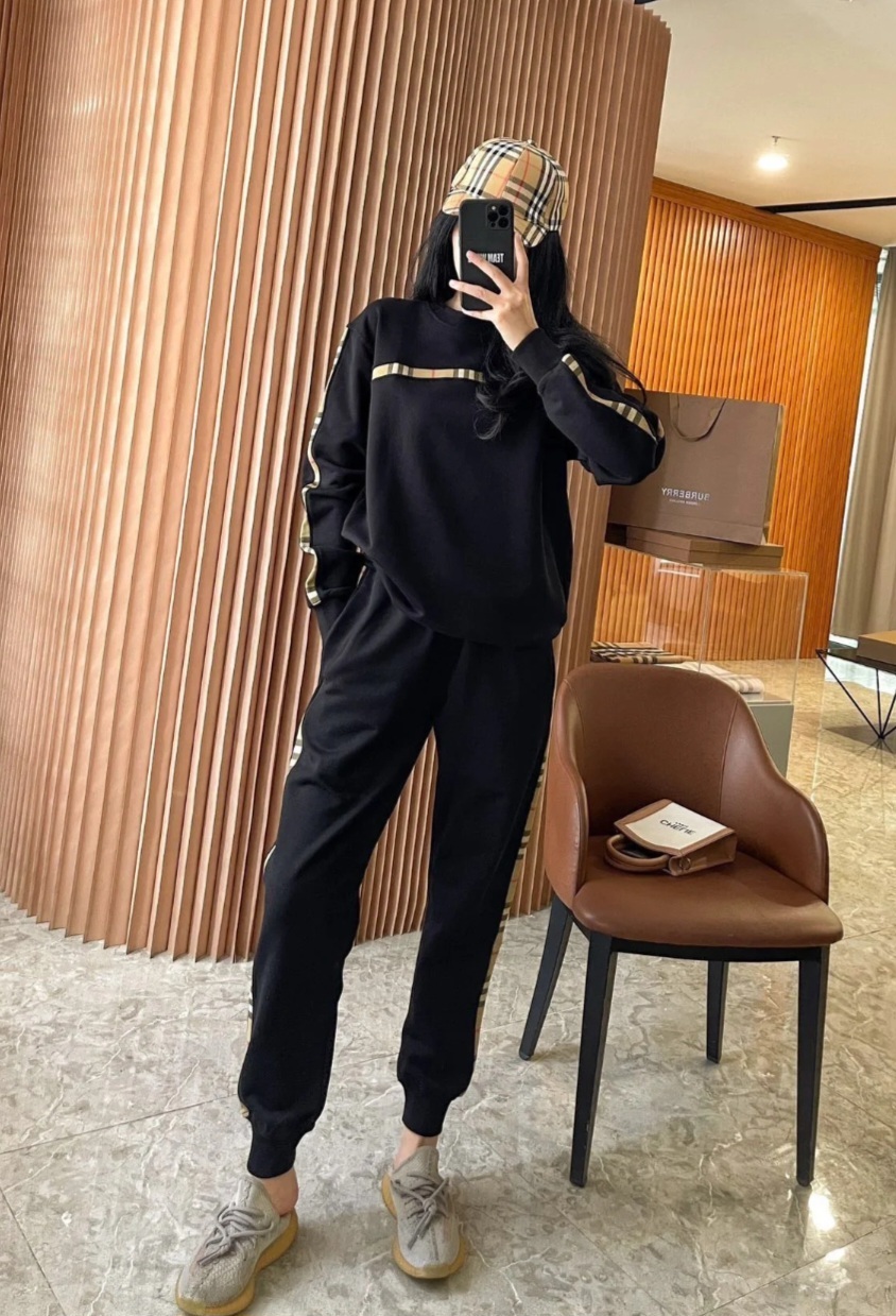 BBR kids 格仔條紋圖案 運動套裝