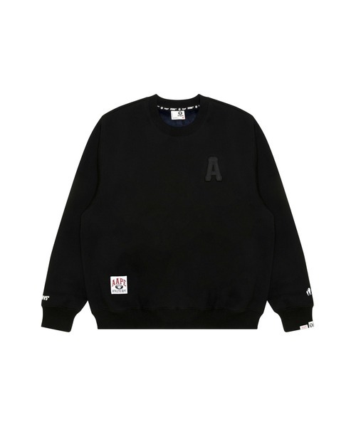 【AAPE】AAPE MAIN CREW NECK SWEAT