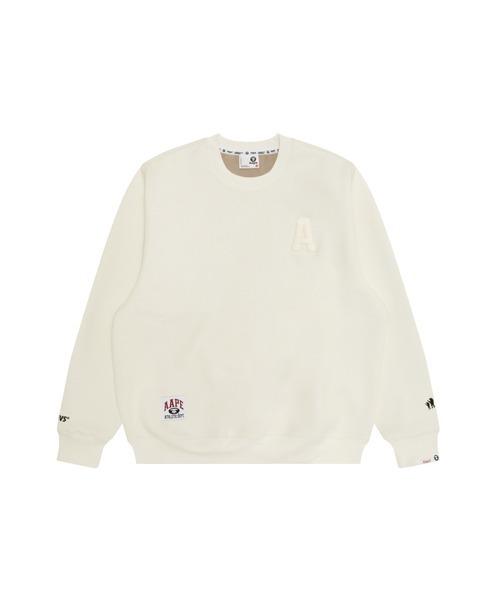 【AAPE】AAPE MAIN CREW NECK SWEAT
