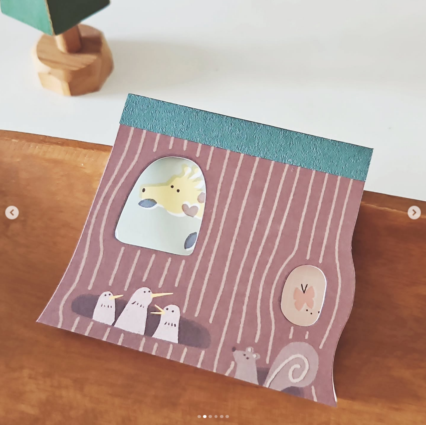 樹洞的秘密 45枚 便條本 Memo｜星期日拯救計畫