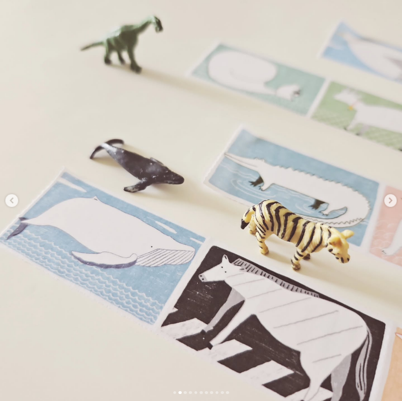 動物點點名 100枚 便利貼卷｜星期日拯救計畫