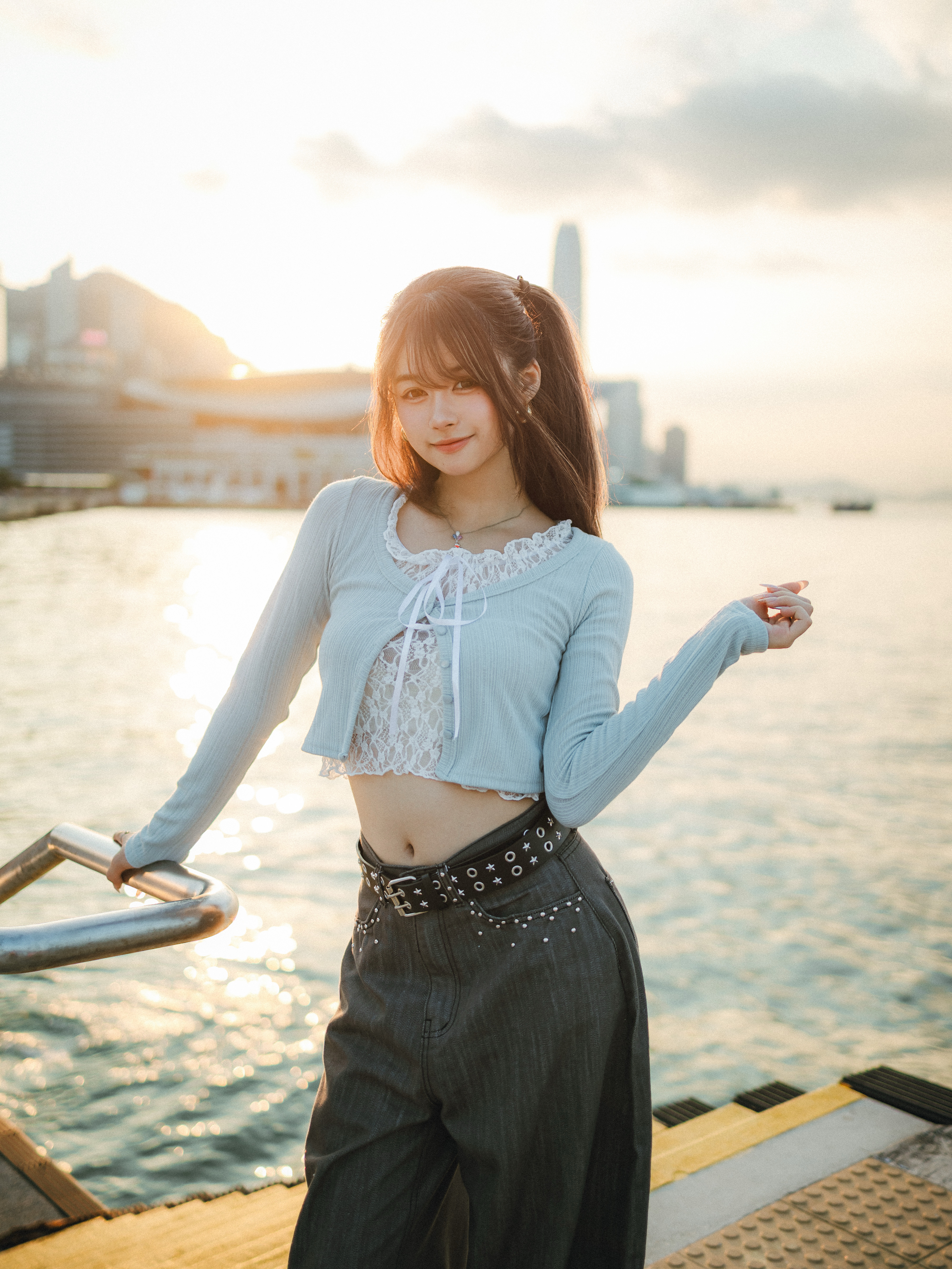 A Little Sexy Lace Ribbon Top