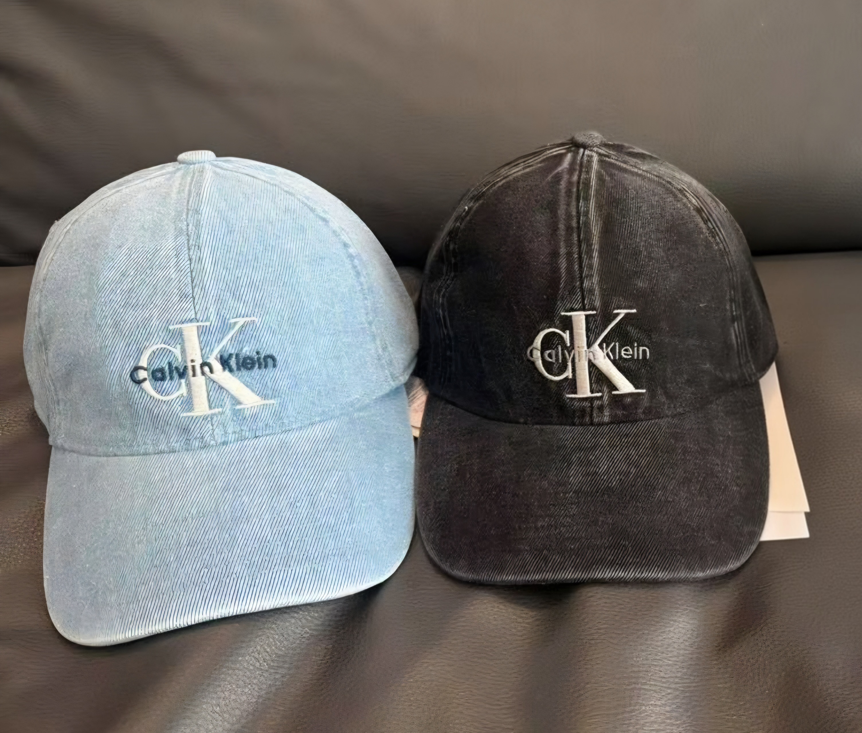 Calvin Klein 造舊洗水鴨咀帽 cap