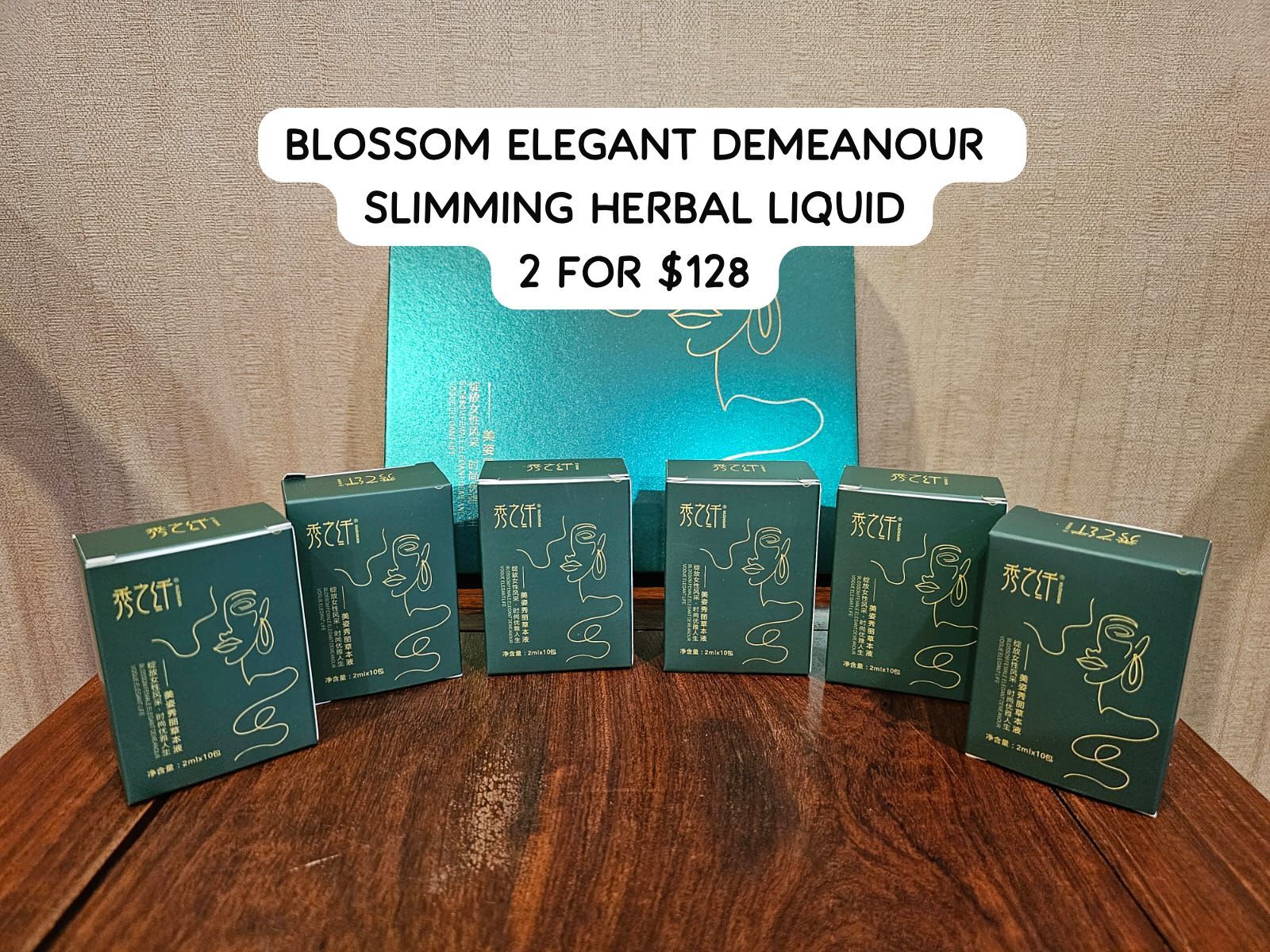 (2) BLOSSOM ELEGANT DEMEANOUR SLIMMING HERBAL LIQUID